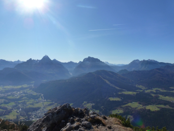 Blick Richtung Watzmann & Co