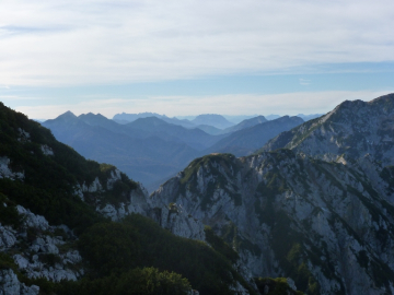 Blick in die Chiemgauer Alpen