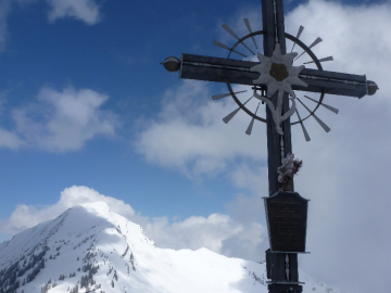 Rückblick vom Peitingköpfl zum Sonntagshorn