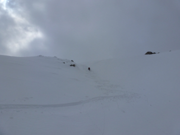 auf der Suche nach dem besten Schnee