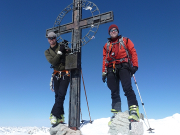 Gipfelkreuz Ruderhofspitze