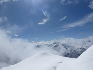 Blick von der Skischarte ins Steinerne Meer