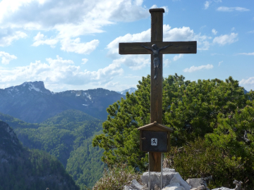 Gipfel Nr. 1, links die Hörndlwand