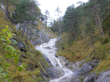 am Ende der Strohwollner Schlucht