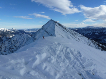 Blick vom Hirscheck zum Sonntagshorn