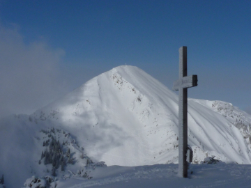 Gipfelkreuz Breitenstein mit Geigelstein