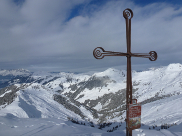 Gipfelkreuz Saalkogel