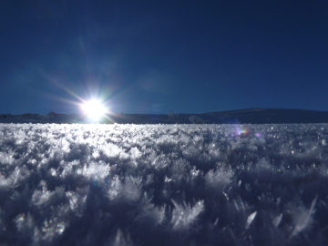 fotogener Oberflächenreif