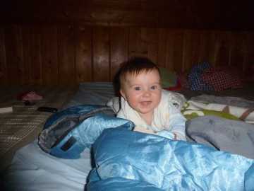 erste Nacht im Matratzenlager