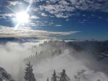 Blick zum Vorderen Rauschberg