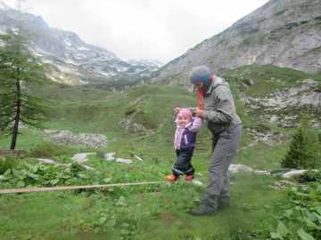erste Slacklineversuche