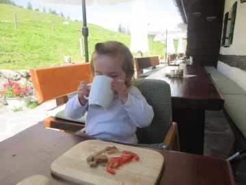 mhhhhhhhhhh, Brotzeit mit frischer Milch