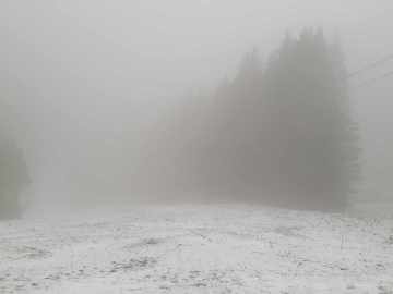 etwas wenig Schnee :-))