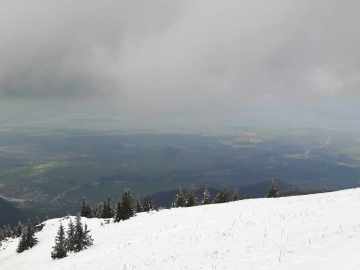 getrübter Chiemseeblick