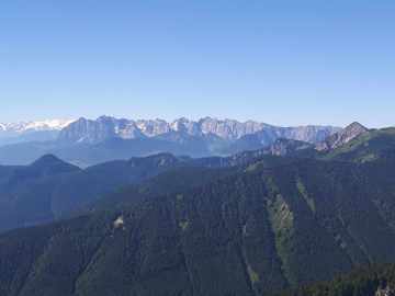 Wilder Kaiser, Großvenediger im Hintergrund