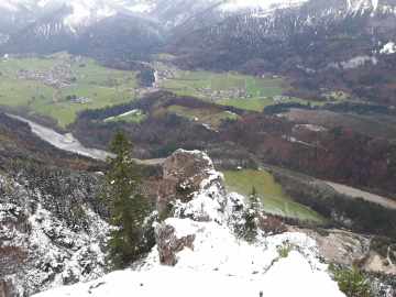 heute unerreichbares Gipfelkreuz