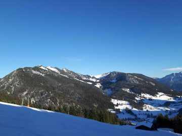 Blick zum Sonntagshorn & Co.