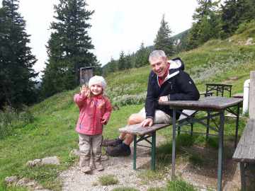 unterwegs mit dem Opa