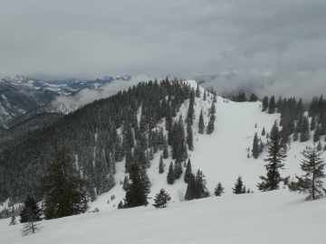die Lembergschneid, das Ziel von gestern