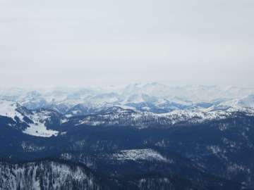 Föhnwalze im Süden