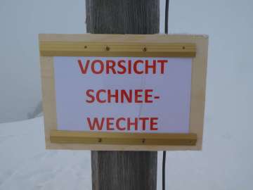 gefährlich hier!