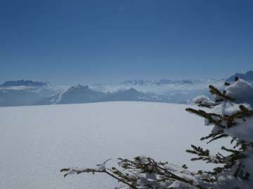 Blick zum Hauptkamm