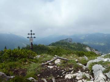 Bauernwand, Blick zurück zur Sonnwendwand