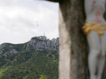 Rückblick vom Sulten zur Kampenwand