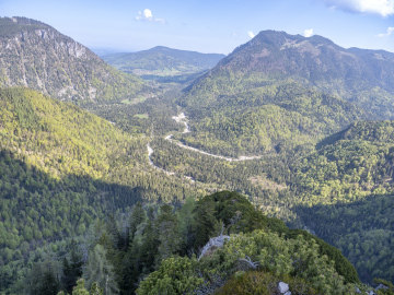 Blick nach Ruhpolding
