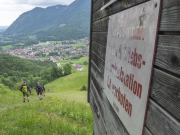 Abstieg über die ehemalige Piste