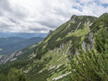 Rückblick zum Karkopf Rückblick zum Karkopf