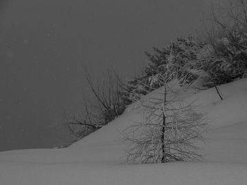 wie im richtigen Winter...