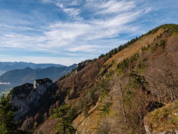 Zwillingswand links, Hochplatte rechts
