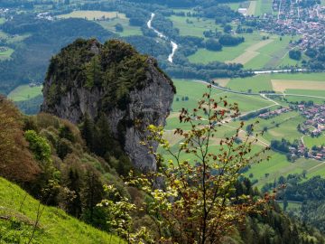 Blick zur Zwillingswand