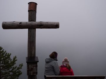 Blick in die Wolken...