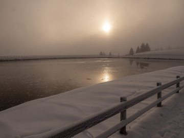 idyllischer Speichersee