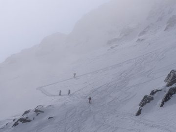 kurz vorm Gipfel